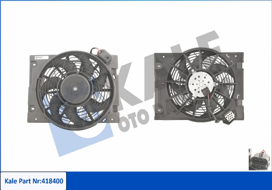 KALE OTO RADYATÖR 418400 - Fan, radiator autospares.lv