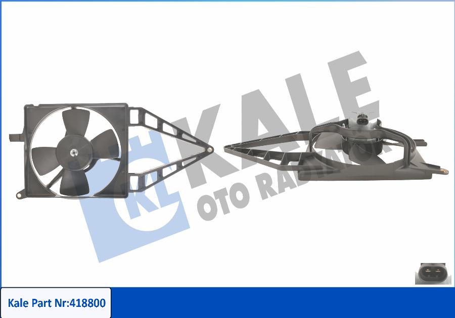 KALE OTO RADYATÖR 418800 - Fan, radiator autospares.lv