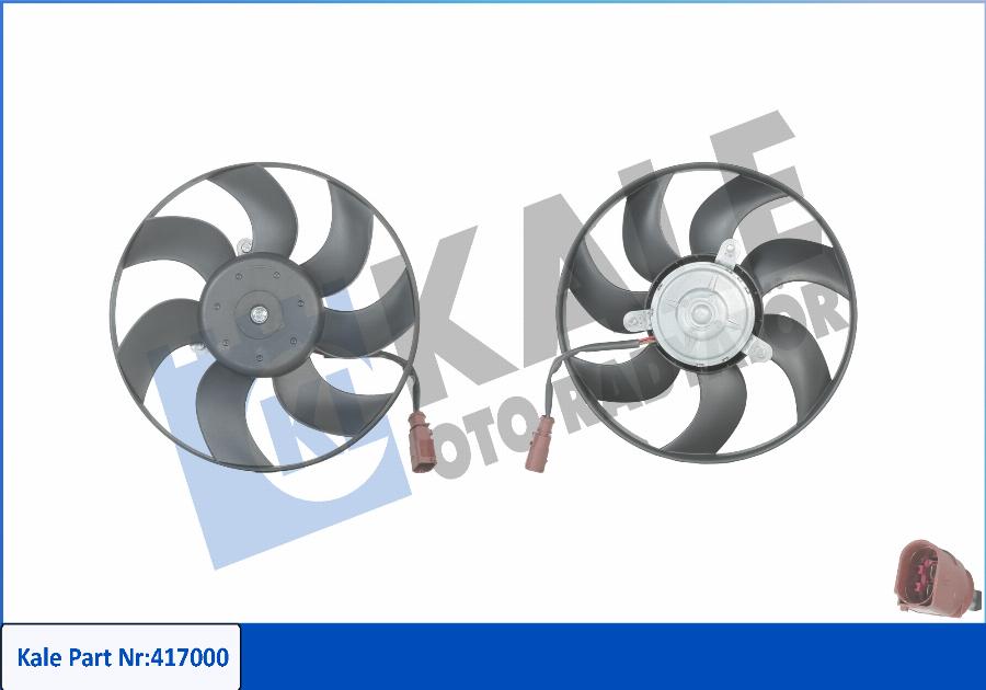 KALE OTO RADYATÖR 417000 - Fan, radiator autospares.lv