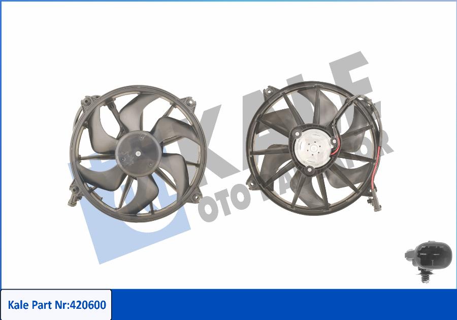 KALE OTO RADYATÖR 420600 - Fan, radiator autospares.lv