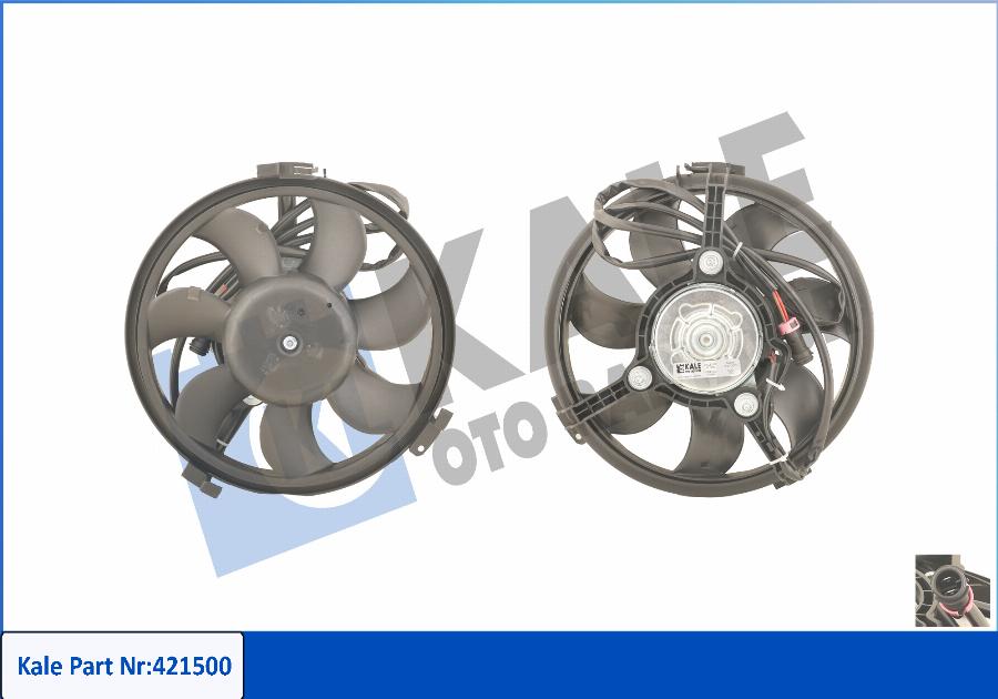 KALE OTO RADYATÖR 421500 - Fan, radiator autospares.lv