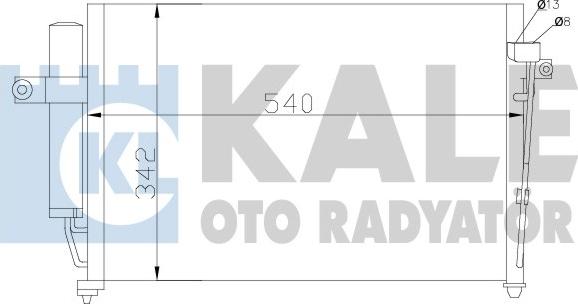 KALE OTO RADYATÖR 391700 - Condenser, air conditioning autospares.lv