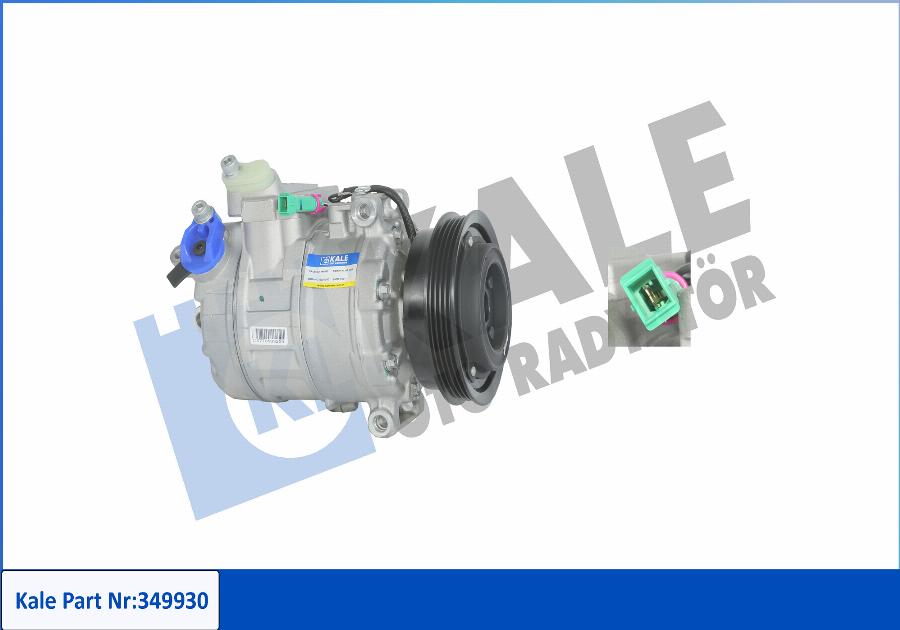 KALE OTO RADYATÖR 349930 - Compressor, air conditioning autospares.lv