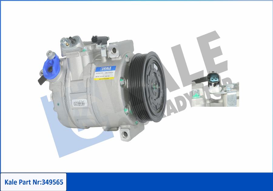 KALE OTO RADYATÖR 349565 - Compressor, air conditioning autospares.lv