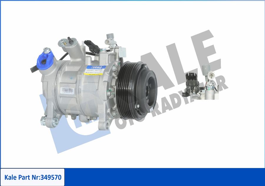 KALE OTO RADYATÖR 349570 - Compressor, air conditioning autospares.lv