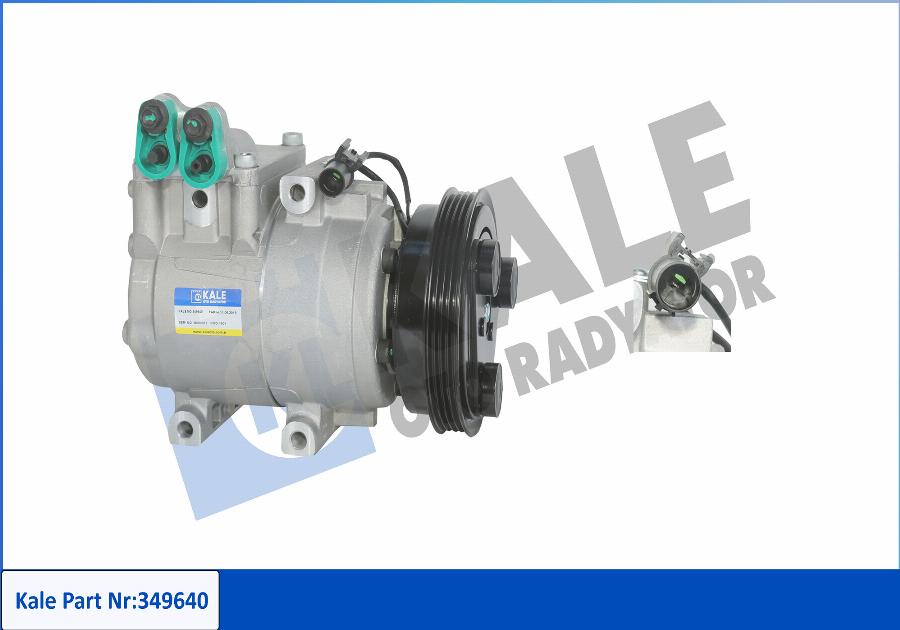 KALE OTO RADYATÖR 349640 - Compressor, air conditioning autospares.lv