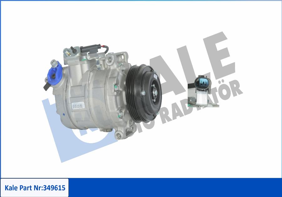 KALE OTO RADYATÖR 349615 - Compressor, air conditioning autospares.lv