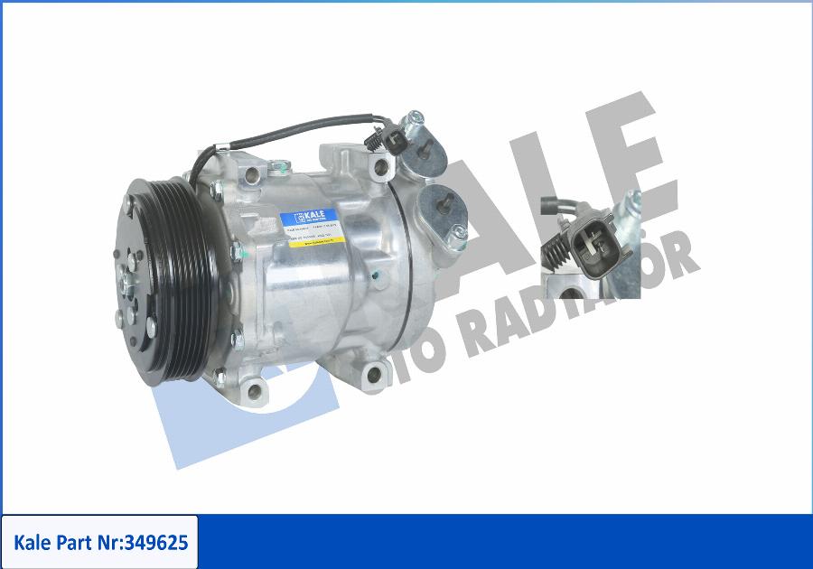 KALE OTO RADYATÖR 349625 - Compressor, air conditioning autospares.lv