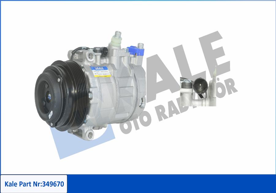 KALE OTO RADYATÖR 349670 - Compressor, air conditioning autospares.lv