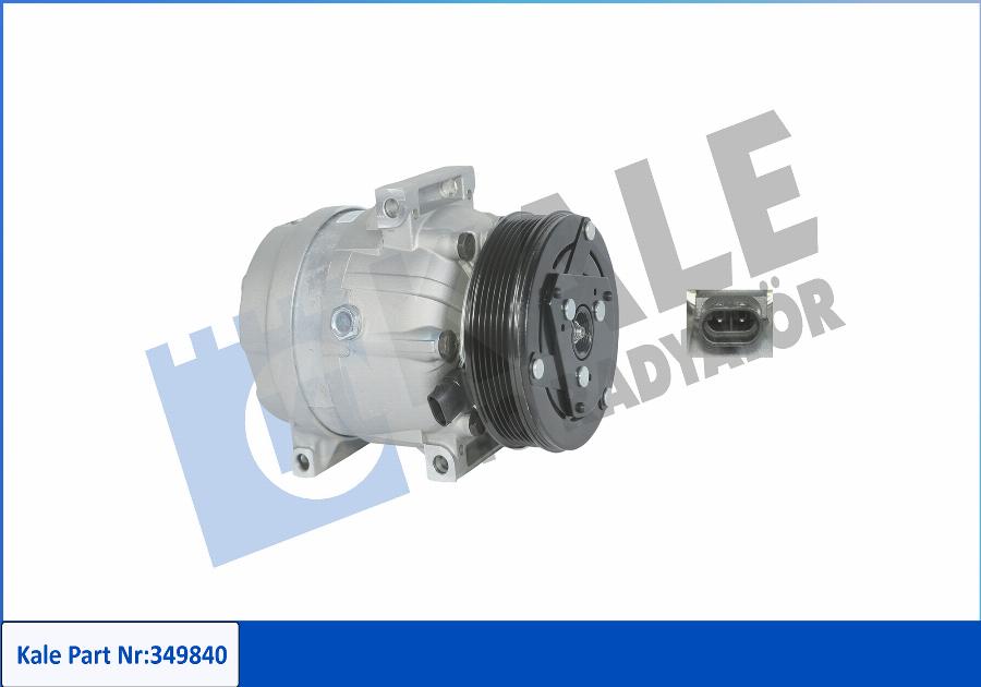 KALE OTO RADYATÖR 349840 - Compressor, air conditioning autospares.lv