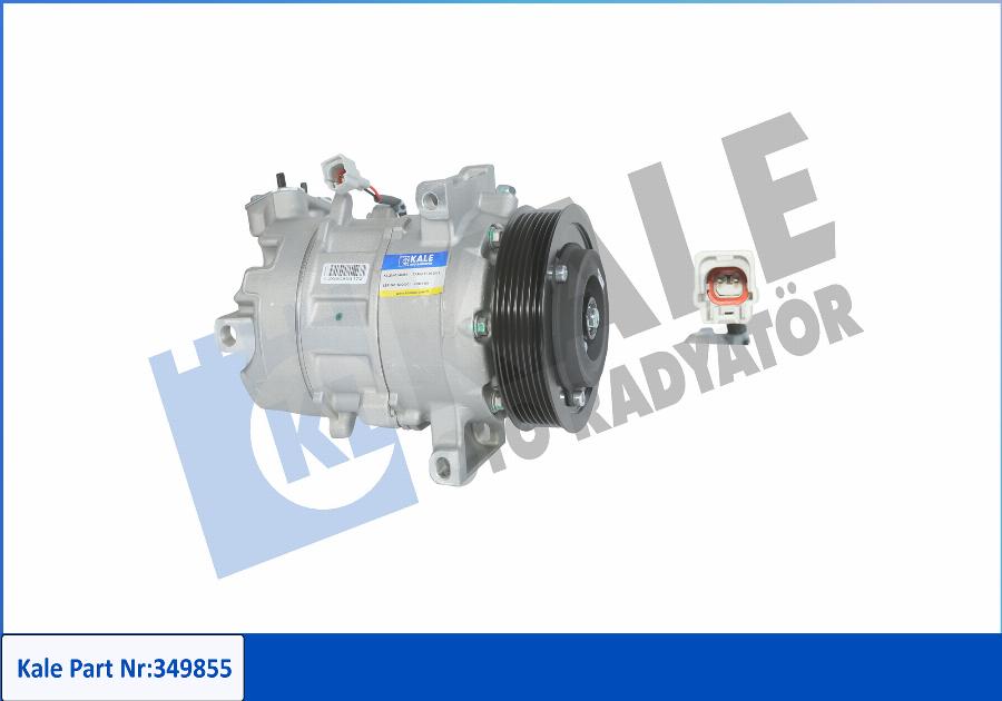 KALE OTO RADYATÖR 349855 - Compressor, air conditioning autospares.lv