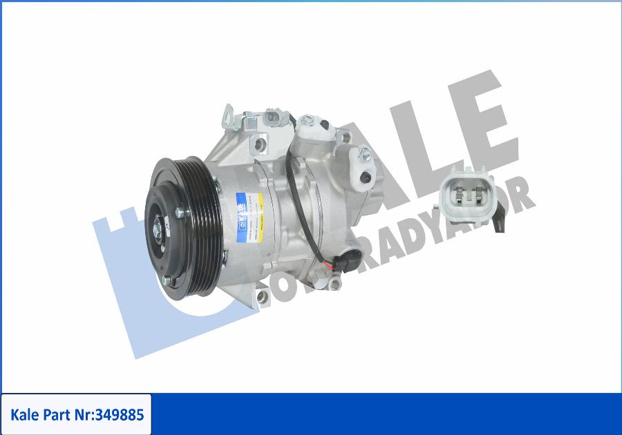 KALE OTO RADYATÖR 349885 - Compressor, air conditioning autospares.lv