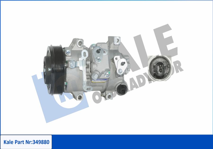 KALE OTO RADYATÖR 349880 - Compressor, air conditioning autospares.lv