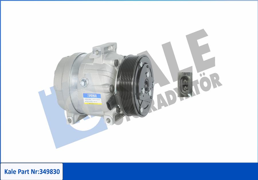 KALE OTO RADYATÖR 349830 - Compressor, air conditioning autospares.lv