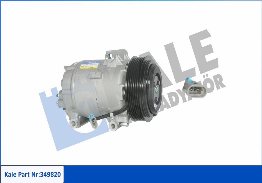 KALE OTO RADYATÖR 349820 - Compressor, air conditioning autospares.lv