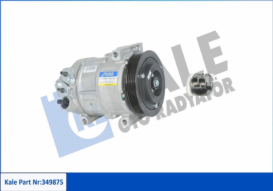 KALE OTO RADYATÖR 349875 - Compressor, air conditioning autospares.lv