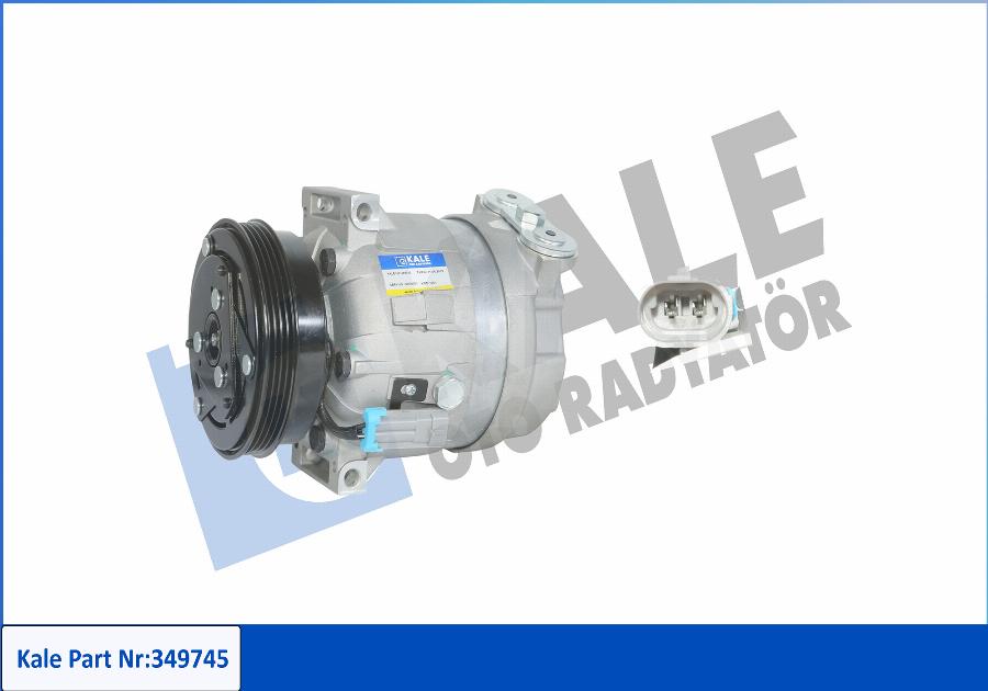 KALE OTO RADYATÖR 349745 - Compressor, air conditioning autospares.lv