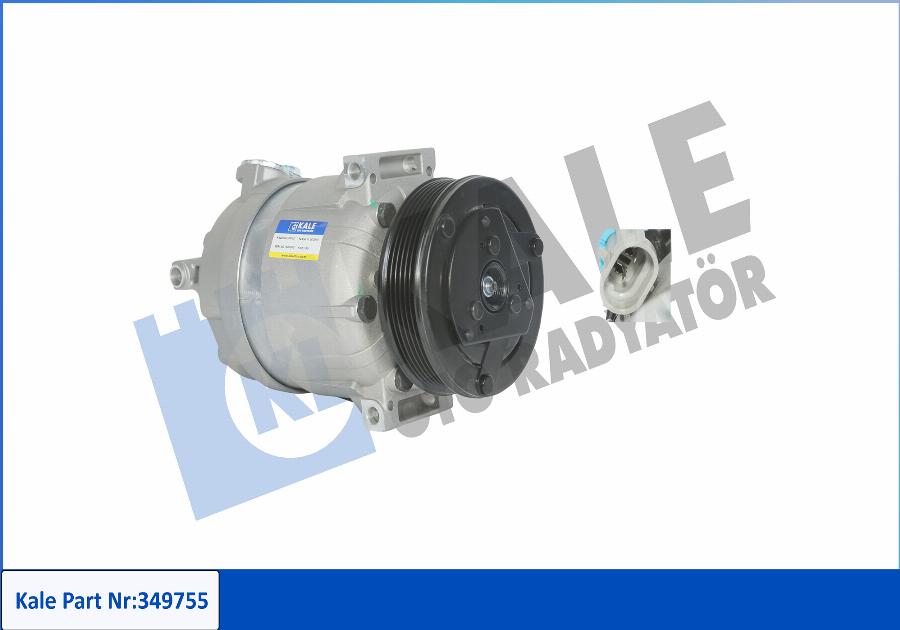 KALE OTO RADYATÖR 349755 - Compressor, air conditioning autospares.lv