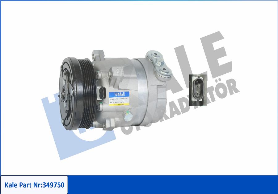 KALE OTO RADYATÖR 349750 - Compressor, air conditioning autospares.lv