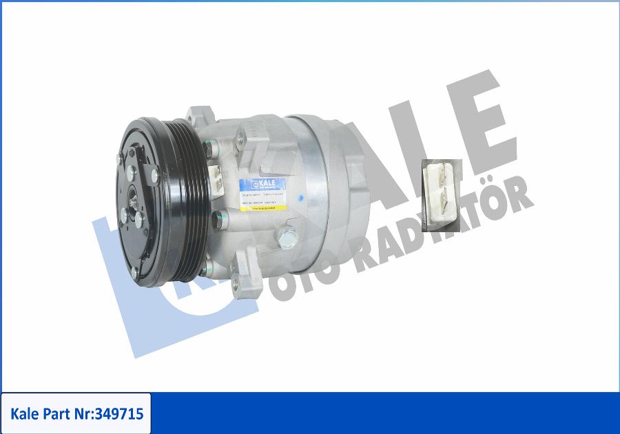 KALE OTO RADYATÖR 349715 - Compressor, air conditioning autospares.lv