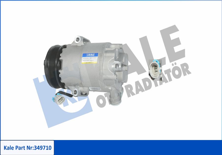 KALE OTO RADYATÖR 349710 - Compressor, air conditioning autospares.lv