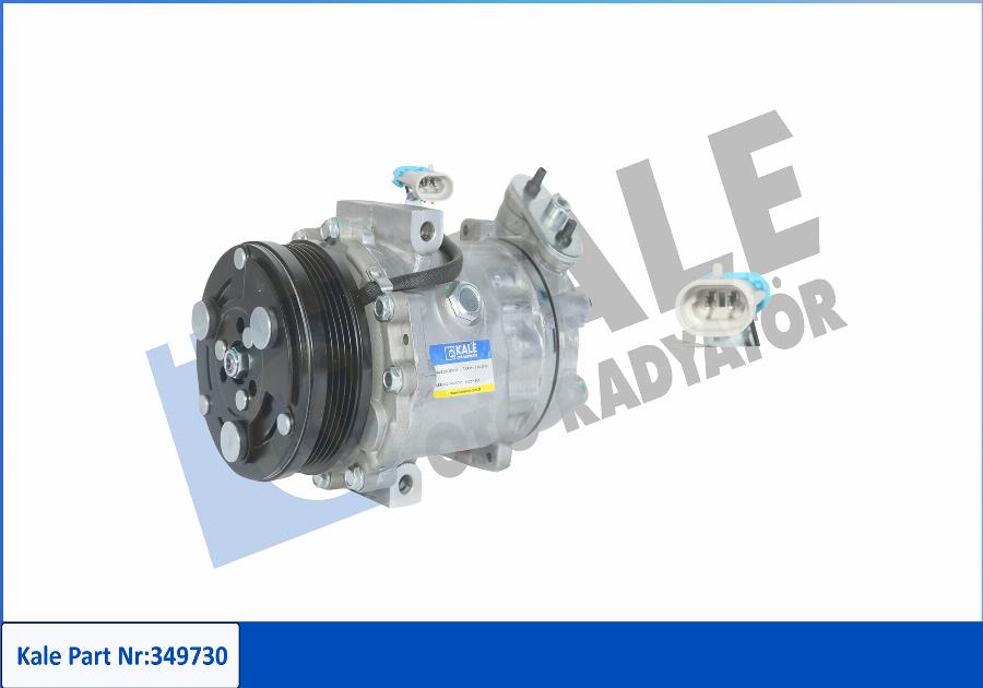 KALE OTO RADYATÖR 349730 - Compressor, air conditioning autospares.lv