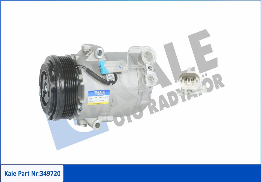 KALE OTO RADYATÖR 349720 - Compressor, air conditioning autospares.lv