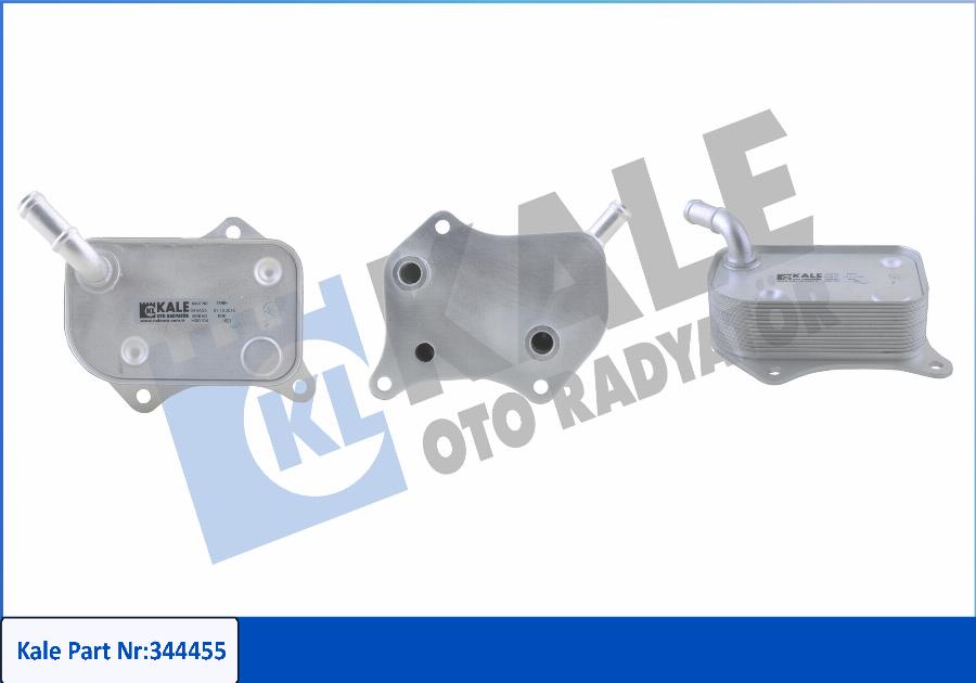 KALE OTO RADYATÖR 344455 - Oil Cooler, engine oil autospares.lv