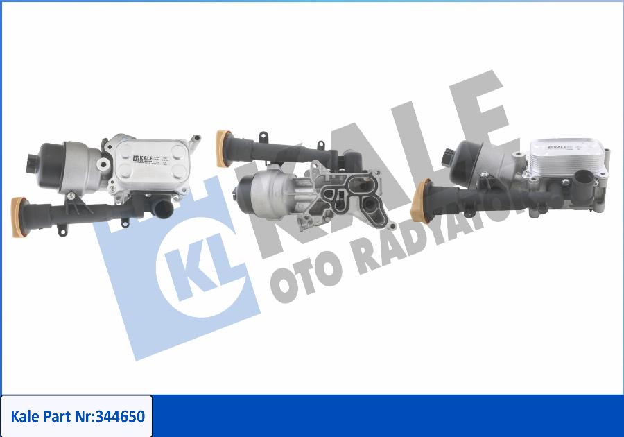 KALE OTO RADYATÖR 344650 - Oil Cooler, engine oil autospares.lv