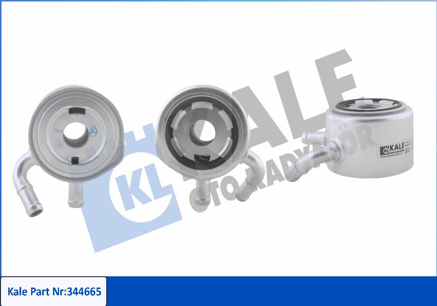 KALE OTO RADYATÖR 344665 - Oil Cooler, engine oil autospares.lv