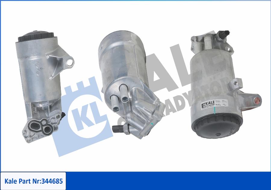 KALE OTO RADYATÖR 344685 - Oil Cooler, engine oil autospares.lv