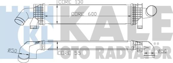 KALE OTO RADYATÖR 346900 - Intercooler, charger autospares.lv