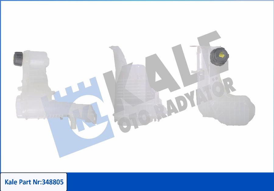 KALE OTO RADYATÖR 348805 - Expansion Tank, coolant autospares.lv