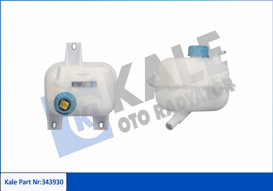 KALE OTO RADYATÖR 343930 - Expansion Tank, coolant autospares.lv