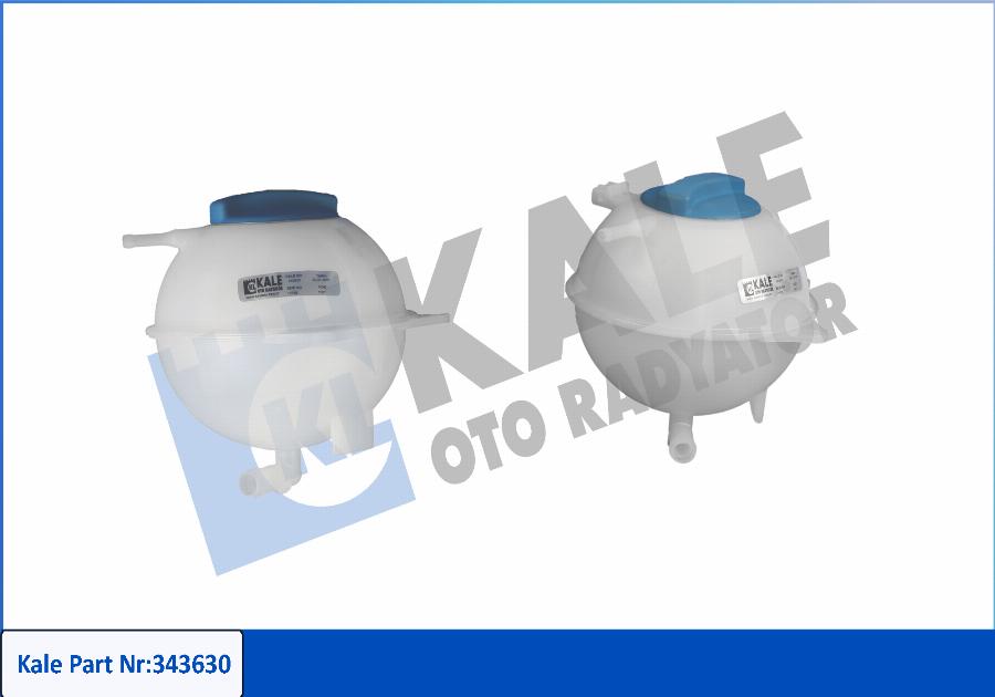 KALE OTO RADYATÖR 343630 - Expansion Tank, coolant autospares.lv