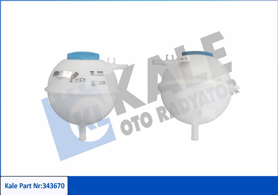 KALE OTO RADYATÖR 343670 - Expansion Tank, coolant autospares.lv