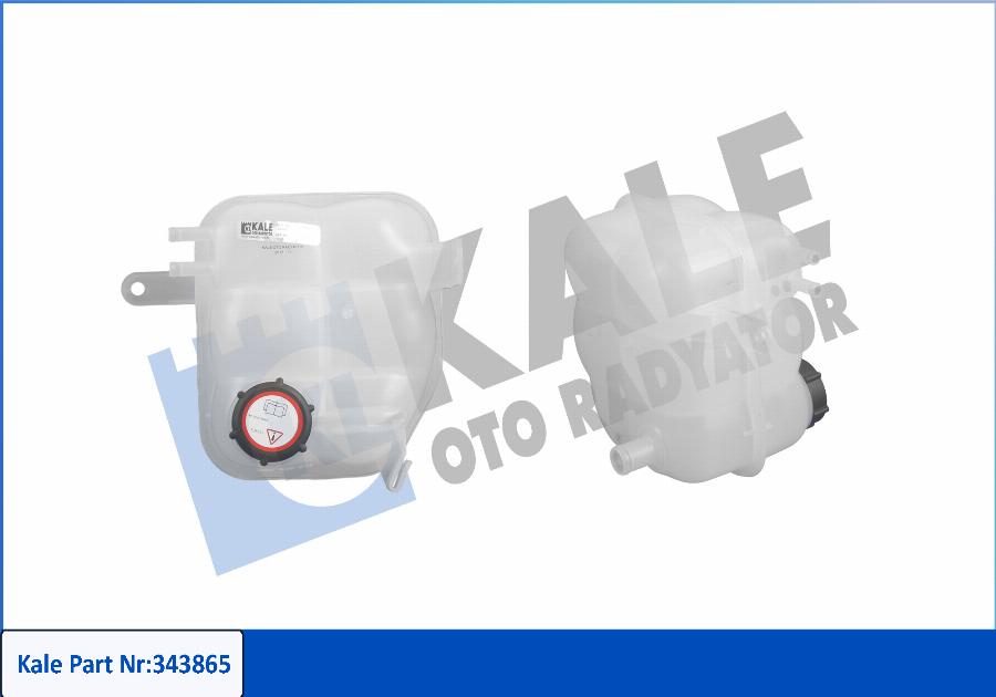 KALE OTO RADYATÖR 343865 - Expansion Tank, coolant autospares.lv