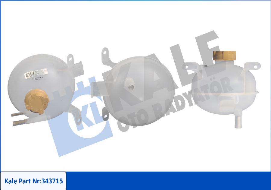 KALE OTO RADYATÖR 343715 - Expansion Tank, coolant autospares.lv