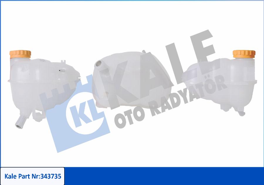 KALE OTO RADYATÖR 343735 - Expansion Tank, coolant autospares.lv