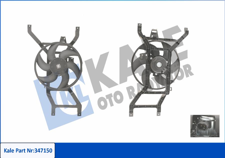 KALE OTO RADYATÖR 347150 - Fan, radiator autospares.lv