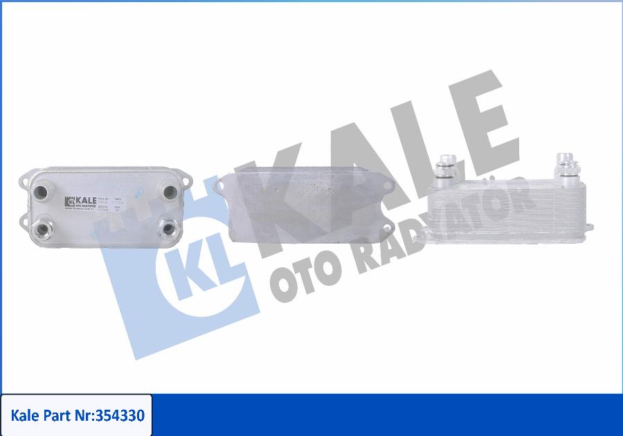 KALE OTO RADYATÖR 354330 - Oil Cooler, engine oil autospares.lv