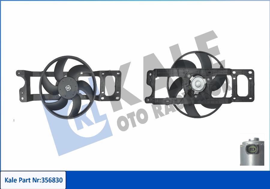 KALE OTO RADYATÖR 356830 - Fan, radiator autospares.lv