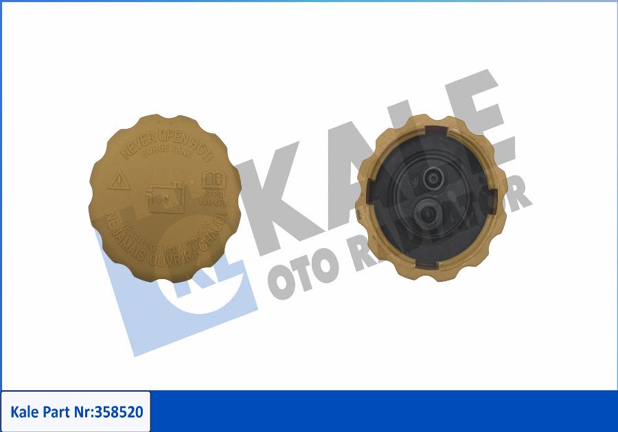 KALE OTO RADYATÖR 358520 - Sealing Cap, coolant tank autospares.lv