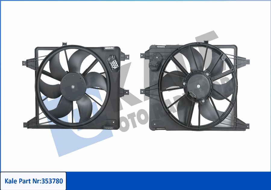 KALE OTO RADYATÖR 353780 - Fan, radiator autospares.lv