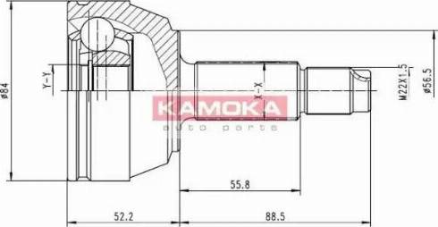 Kamoka 6514 - Joint Kit, drive shaft autospares.lv