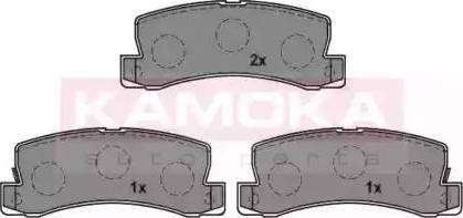 Kamoka 101956 - Brake Pad Set, disc brake autospares.lv