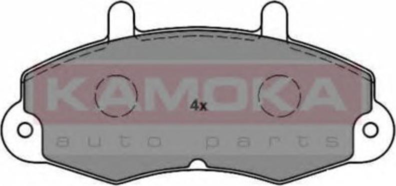 Kamoka 1011400 - Brake Pad Set, disc brake autospares.lv