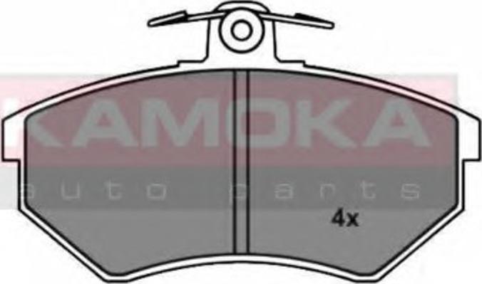 Kamoka 1011550BQ - Brake Pad Set, disc brake autospares.lv