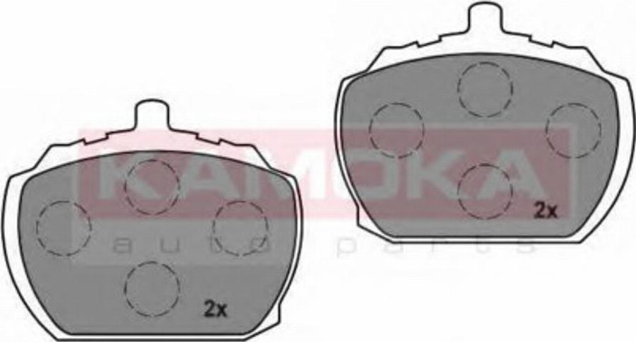 Kamoka 1011666 - Brake Pad Set, disc brake autospares.lv