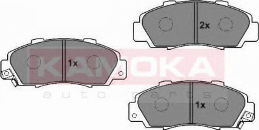 Kamoka 1011810 - Brake Pad Set, disc brake autospares.lv